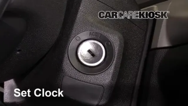 2010 Saturn Outlook XE 3.6L V6 Horloge Régler l'horloge